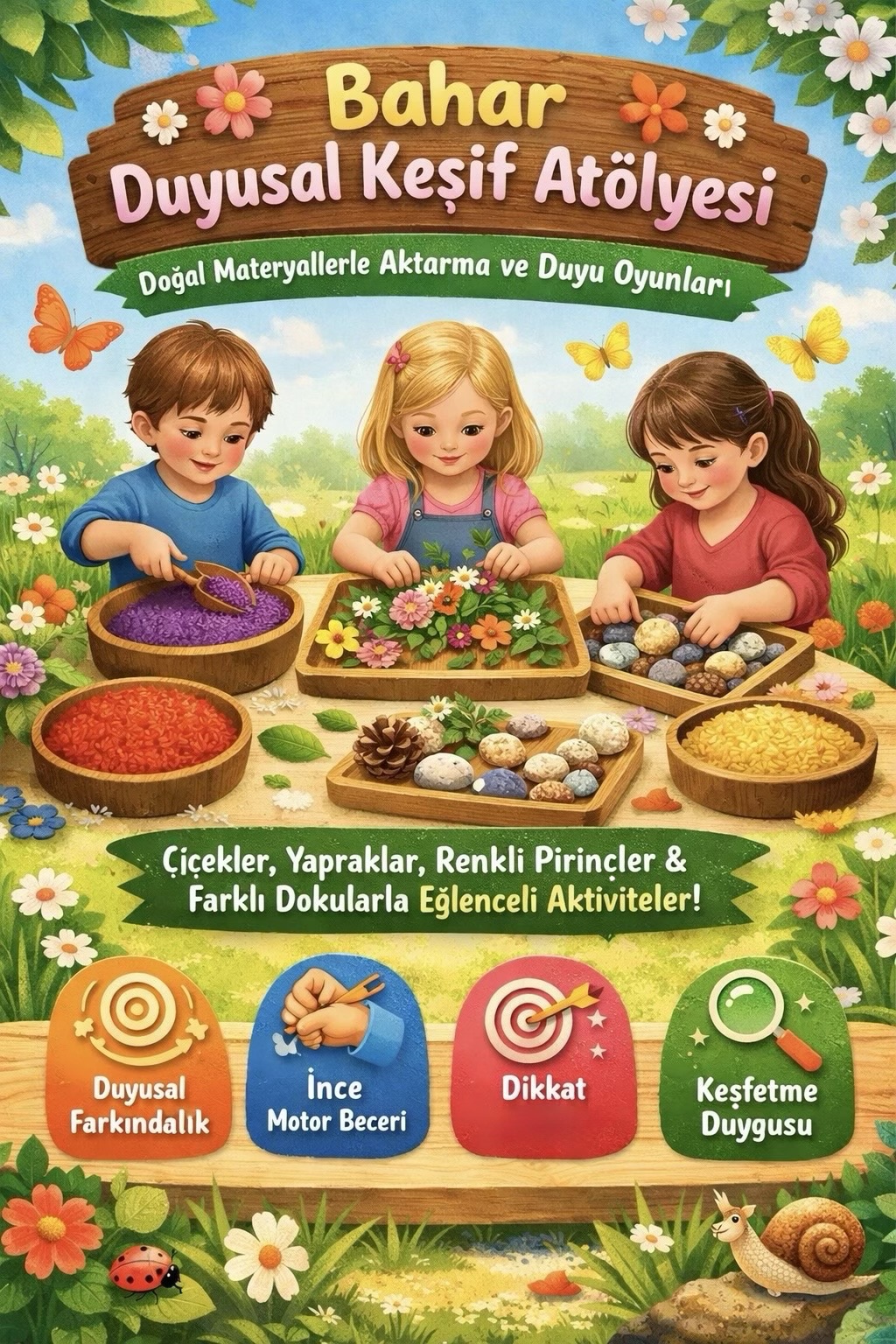 Bahar Duyusal Keşif Atölyesi (Mavi Atölye)