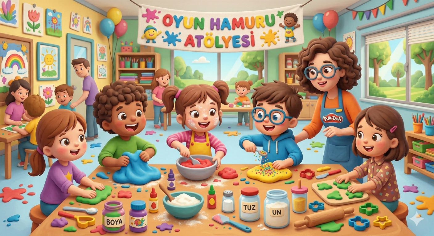 Oyun Hamuru Yapma Atölyesi (Yeşil Atölye)
