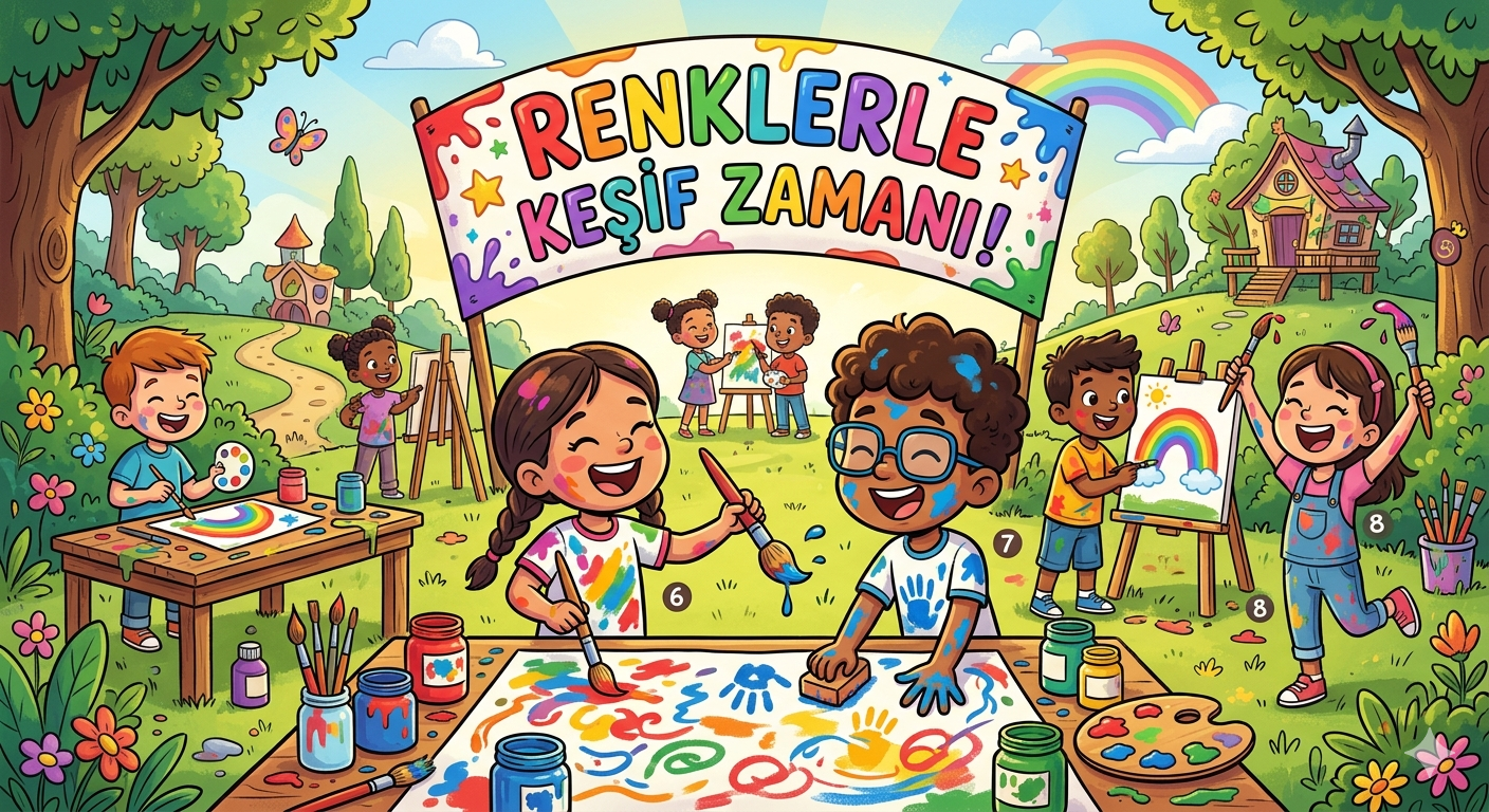 Renklerle Keşif Zamanı Atölyesi (Yeşil Atölye)
